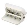 3 Hole Paper Punch 19mm Spacing 5.5mm Opening Loose Leaf Hole Punch Folding Plastic Tray for DIY Scrapbook view 2