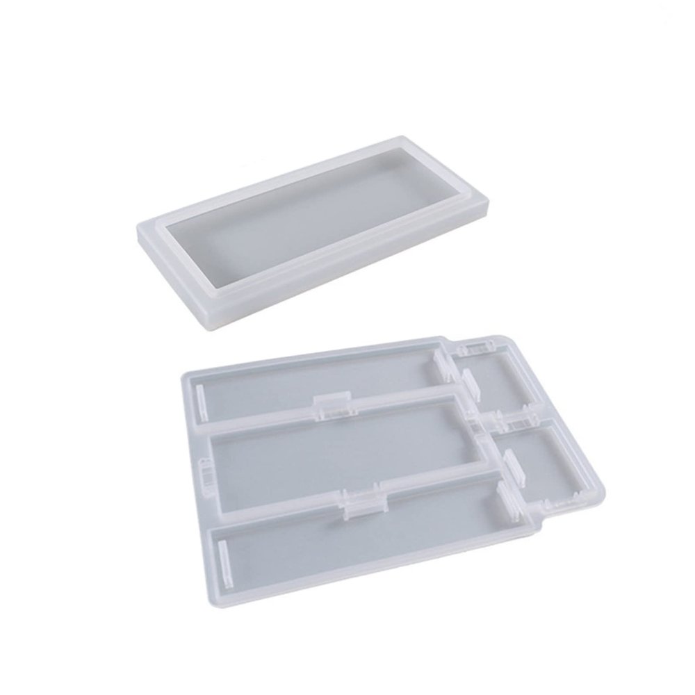 Large Silicone Mold Square Epoxy Resin Molds for Flowers Preservation, Resin Art, DIY Desk Storage Organizer Holder