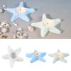 ROYALEAD Sea Star Silicone Molds, Ocean Themed Silicone Candle Holder Molds for Epoxy Resin, Candle Stand, Tealight Holder view 2