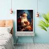 Reofrey Diamond Art Kits for Adults Christmas, Santa Claus Full Drill Round Rhinestone Diamond Painting Kits for Adults, Cross Stitch Embroidery Canvas for Crafts Home Decor 50x65cm/20x26 Inchs view 3