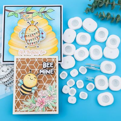 BAOFALI 60Pcs/Set Mini & Standard Action Wobbles,Self-Adhesive Springs,Small Wobblers Movers for Card Making DIY Scrapbooking Arts Projects Handmade Crafts Scrapbooking Embellishments 2Sizes