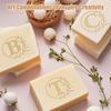 Vodolo Personalized Soap Stamp for Homemade Soap,Letter T Custom Initial Soap Stamp,Multi Functional Soap Making Kit Supplies,Personalized Gift for Soap Crafter view 3