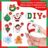 JarThenaAMCS 66Pcs Christmas Chenille Patches Red Green A to Z Letters Santa Snowman Heat Transfer Iron Patches Embroidered Cloth Patches for Clothing Fabric Xmas DIY Crafts view 2
