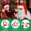 JarThenaAMCS 66Pcs Christmas Chenille Patches Red Green A to Z Letters Santa Snowman Heat Transfer Iron Patches Embroidered Cloth Patches for Clothing Fabric Xmas DIY Crafts view 3