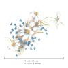 Dogwood and Forget Me Knot Overglaze Waterslide Ceramic Decals 8 Inch (1 Decal) view 2