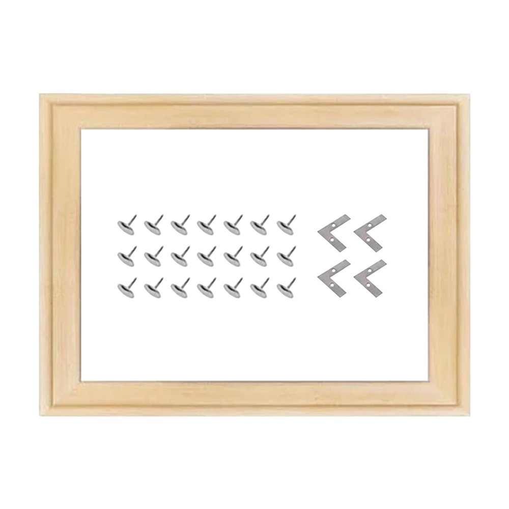 Heoaaoeh Wooden Art Frames for Canvas 19.7 x 37.4 in (50 x 95 cm) Wood Stretcher Bars Kit Oil Paintings Wood Frame DIY Wall Art Decoration, Accessories Included