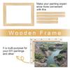 Heoaaoeh Wooden Art Frames for Canvas 19.7 x 37.4 in (50 x 95 cm) Wood Stretcher Bars Kit Oil Paintings Wood Frame DIY Wall Art Decoration, Accessories Included view 2