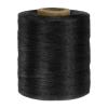 uxcell 210D 1mm Flat Waxed Thread 766 Yards Polyester Leather Sewing Waxed String Hand Stitching Waxed Cord for Leather Stitching Sewing Bookbinding DIY Craft Black view 1
