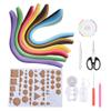 14PCS Paper Quilling Kits with 6 Colors Quilling Strips Crafts Tool Set Paper Quilling Tools and Supplies Design Drawing Handcraft Tool view 1