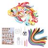 14PCS Paper Quilling Kits with 6 Colors Quilling Strips Crafts Tool Set Paper Quilling Tools and Supplies Design Drawing Handcraft Tool view 4