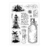 Card Making Supplies,Letter Stamps,16x11cm Tea Cup Clear Stamps Cup and Flowers Silicone Stamps Wishing Words Transparent Rubber for Card Making Style 4 view 1