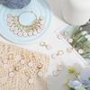 SUNNYCLUE 1 Box 26 Pcs Alphabet Stitch Markers Crochet Charms Bulk Double Sided White Letter Enamel Alloy Knitting Marker Alphabets Charm for DIY Crafts Crocheting Quilting Weaving Sewing Accessories view 3