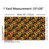 Feelyou Fall Pumpkin Fabric by The Yard Kids 3 Yard Happy Fall Y'all Fabric for Boys Girls Decor Thanksgiving Decor Upholstery Fabric for Chairs Sunflower Reupholstery Fabric Decor Soft Flannel view 2
