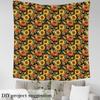 Feelyou Fall Pumpkin Fabric by The Yard Kids 3 Yard Happy Fall Y'all Fabric for Boys Girls Decor Thanksgiving Decor Upholstery Fabric for Chairs Sunflower Reupholstery Fabric Decor Soft Flannel view 3