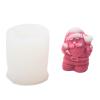 Christmas Mold 3D Santa Silicone Molds For Fondant Cake Handmade Soap Resin Ornament view 3