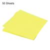 MECCANIXITY 50 Sheet Origami Paper Double Sided Fluorescent Yellow 5.5x5.5 Inch Square Sheet for Art Craft Project, Beginners, Gifts Decor view 3