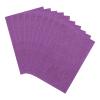 MECCANIXITY 10 Sheets Glitter Foam Sheets Craft 7.9 x 11.8 Inch Adhesive Sheets EVA Foam Sheets for Art Crafts Projects Scrapbook Gift DIY Cutters Card Party Decoration,Purple view 1