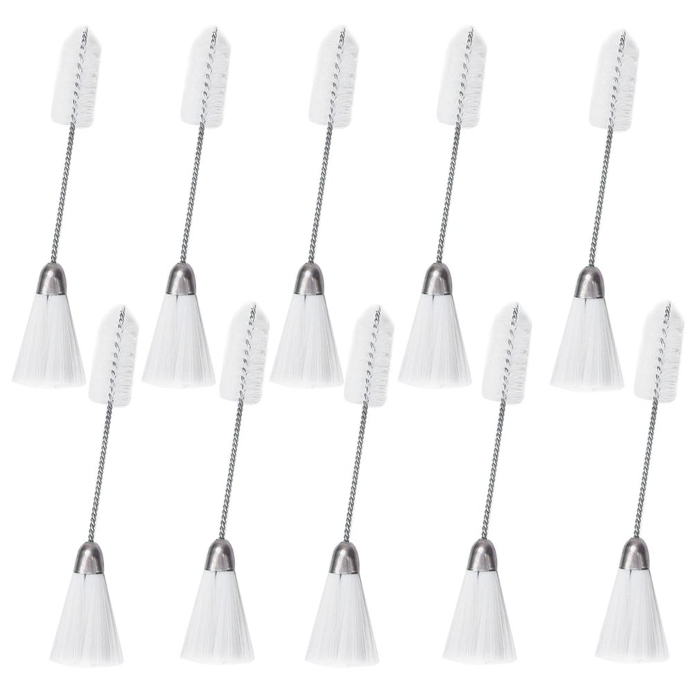 KooingTech Sewing Machine Cleaning Kit, Sewing Machine Cleaning Brushes, 5.7 in Sewing Machine Cleaning Tools Nylon 10pcs Double Ended Sewing Machine Cleaning Brush for Bobbin Case