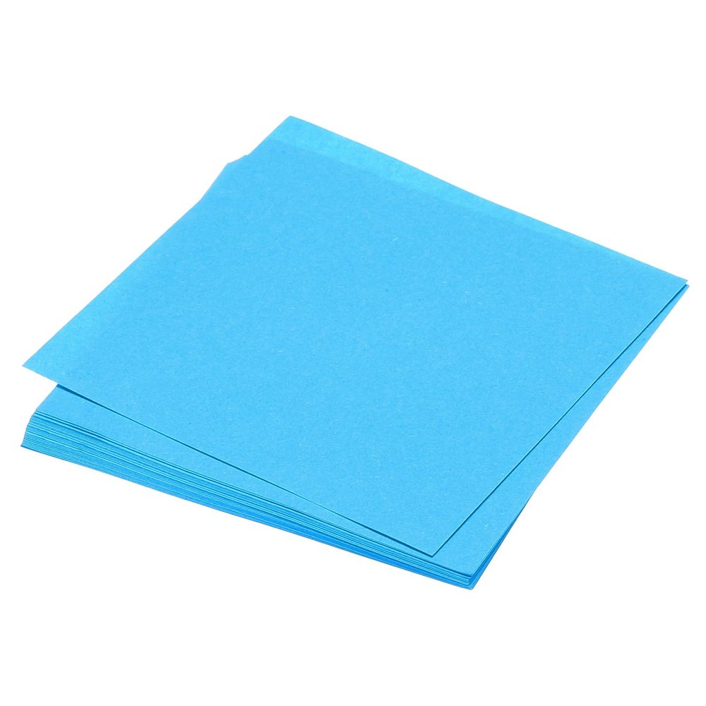 MECCANIXITY 50 Sheet Origami Paper Double Sided Aquamarine Blue 5.5x5.5 Inch Square Sheet for Art Craft Project, Beginners, Gifts Decor