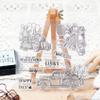 Alxjejo 2025-2026 Stamps and die cuts for Card Making,Metal Dies&Silicone Makeing for DIY Card Birthdays,Valentine's Day Christmas Stamps and Dies for Card Making,Thanksgiving view 4