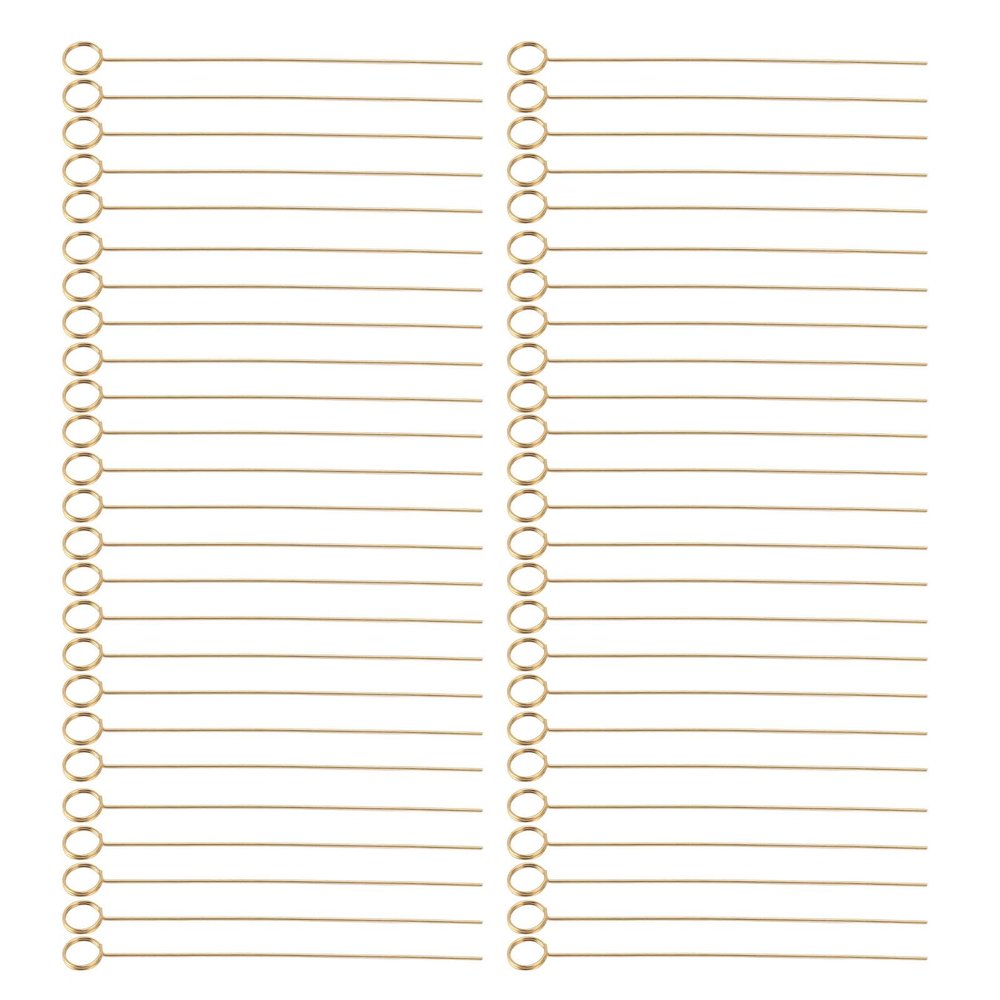 Floral Pick Card Holder, Golden Floral Picks Clips 50pcs Reusable Easy for Wedding for Baby Shower (Round)