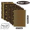 Morcheiong 55 Sheets Merry Christmas Pattern Paper Set Decorative Paper for Card Making Scrapbook Photo Album Decor, 10 Designs (Black, 8.27*11.22 inches) view 2
