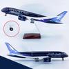 Airplane Model 18.5 in 1: 135 Scale Model Jet Models Airplane Riyadh B787-8 Plane Model Diecast Collectibles Resin Aircraft Model for Collection Or Gift(LEDUpgraded) view 4