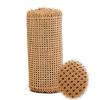 Plastic Rattan Webbing Roll for DIY Caning Furniture,Faux Cane Mesh-Open Weave Rattan Fabric Sheets for Furniture, Chair, Cabinet Door(Dark,L100CM/40IN_W45CM/18IN) view 1