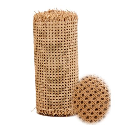 Plastic Rattan Webbing Roll for DIY Caning Furniture,Faux Cane Mesh-Open Weave Rattan Fabric Sheets for Furniture, Chair, Cabinet Door(Dark,L200CM/80IN_W100CM/40IN)