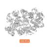uxcell 180 Pcs 4mm Crimp End Caps, Clamshell Cord End Cap Connector Clasp Bead Tips Knot Covers Calotte End Crimp for DIY Jewelry Making, Silver view 3