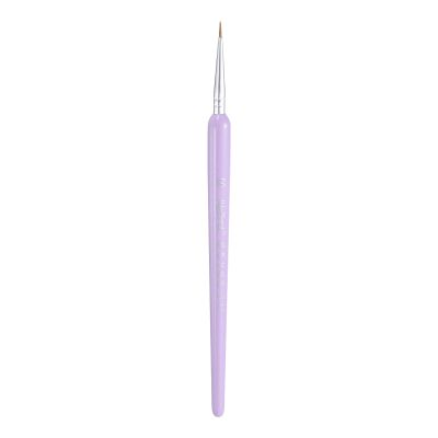 HARFINGTON Detail Paint Brushes 8mm Pointed Tip Nylon Hair Miniature Painting Brush for Watercolor Oil Acrylic Painting(00#), Purple