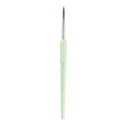 HARFINGTON Detail Paint Brushes 24mm Pointed Tip Nylon Hair Miniature Painting Brush for Watercolor Oil Acrylic Painting(7#), Green