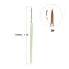 HARFINGTON Detail Paint Brushes 24mm Pointed Tip Nylon Hair Miniature Painting Brush for Watercolor Oil Acrylic Painting(7#), Green view 2