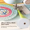 2 Roll Jelly Roll Fabrics for Quilting, 100 Yards 2 1/4 Inch Cotton Blend Batting for Jelly Roll Rugs, Throw Rugs, Braided Rug, Purses (100 Yards - 2 1/4 Inch) view 4