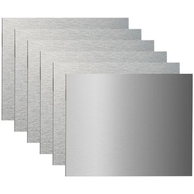 AlumaComp Aluminum Archival Painting & Mounting Panel 6x6, 6 Pack, Double-Sided, 100% Archival, Acid-Free, 4mm Thick, for All Media