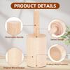 BENECREAT 3 Size Cup Pottery Molds, (2.4/2.7/3.1 Inch) ID Wooden Cup Shaping Tools with Removable Handle, Pottery Set for Cup Vase Making view 4