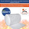 300" (25') x 24" x 1" Thick Ceramic Fiber Blanket - 8# 2600F Rated High Temperature Insulation, Fire Proof Insulation for Wood Stove, Fireplace, Pizza Oven, Kiln, Forge, Furnace, Chimney, Boiler view 4