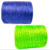 Pack of 2 Kulay Artificial Deer Sinew Waxed Flat Polyester Thread for Beading, Leather, Tie-dye Crafts and Sewing, Royal Blue & Neon Green Sinue (5-Ply, 300 Yards or 900 Feet) view 1