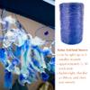 Pack of 2 Kulay Artificial Deer Sinew Waxed Flat Polyester Thread for Beading, Leather, Tie-dye Crafts and Sewing, Royal Blue & Neon Green Sinue (5-Ply, 300 Yards or 900 Feet) view 3