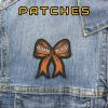 AAVEDGE Football Iron On Patches, Embroidered Jeans Patches, Bow Bowknot Women Sports Applique Girl Emblem Badge Sew On/Iron On Patches for Jeans, Backpacks, Clothes, Clothing, Jackets, & Hats. view 2
