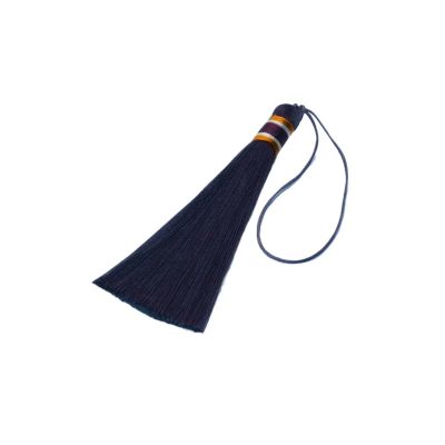 10CM/3.9INCH Bookmark Tassels Silky Handmade Soft Craft Tassels with Loops Bookmarks DIY Crafts Jewelry Making(Black,10cm 6Pcs-Pack)