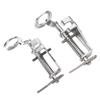 CORHAD 2pcs Quilting Embroidery Presser Open Close Toe Spring Presser Foot for Brother Singer Home Sewing Machines view 1