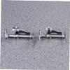 CORHAD 2pcs Quilting Embroidery Presser Open Close Toe Spring Presser Foot for Brother Singer Home Sewing Machines view 4