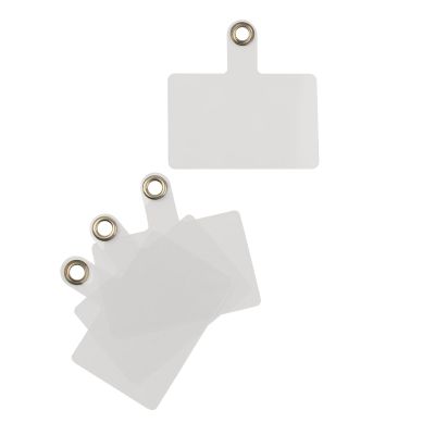 John Bead Super Cute Clear Durable Plastic Cellphone Smartphone Mount Inserts, 4pcs
