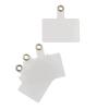 John Bead Super Cute Clear Durable Plastic Cellphone Smartphone Mount Inserts, 4pcs view 1