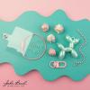 John Bead Super Cute Clear Durable Plastic Cellphone Smartphone Mount Inserts, 4pcs view 2