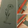 Personalized Journals for Women Custom Notebook Pen Set with Name Birth Flower Leather Journals for Women Birth Flower Journal Engraved Leather Notebook Journal Birth Flower Gifts Teacher Gifts view 4