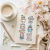 CHGCRAFT Animals Clear Stamps Warm Clothes Transparent Silicone Stamps Rabbits Cats Clear Stamp Seals Winter Theme Silicone Stamps for Card Making Decor Scrapbooking Album Decor Paper DIY Craft view 3
