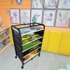 Art Drying Rack, Classroom Art Supplies, Mobile Art Rack, Art Storage Rack, Easy Classroom Prep, Ideal for Paintings, Canvas Boards, Panel, Frame, Drawing Board, Printed Matter, Organize & Transport A view 4