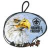 Wood Badge Eagle Critter with Beads Embroidered Patch - Gilwell Troop 1 - ClassB view 1